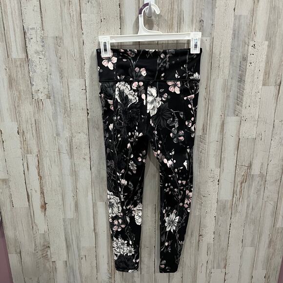 VS Incredible Essential Legging 24" Inseam Floral Workout Exercise Pants Size 4 - Picture 4 of 8
